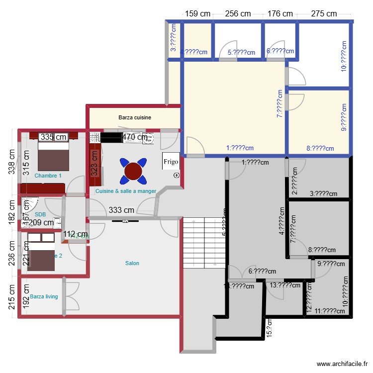 Appartement III. Floor plan with 0 room and 0 m2