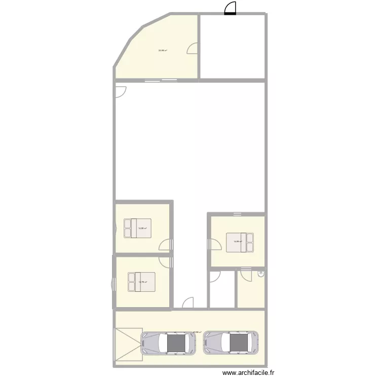 plano de julio 2. Floor plan with 5 and 117 m² plano de julio 2. Floor plan with 5 and 117 m²