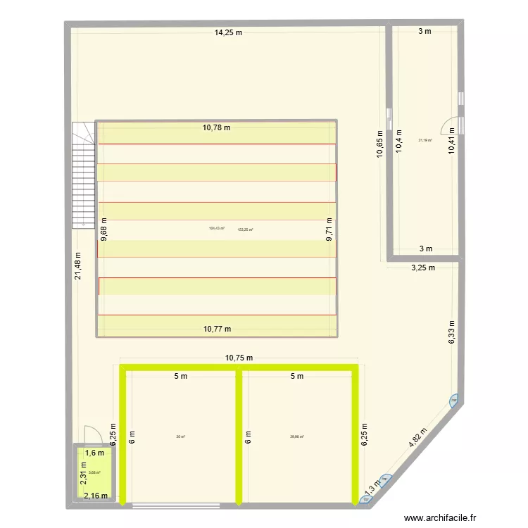 DEPOSITO. Floor plan with 