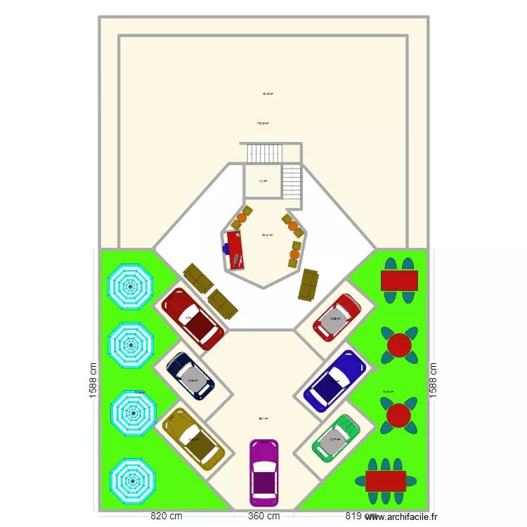 amenagement rumonge2. Floor plan with 
