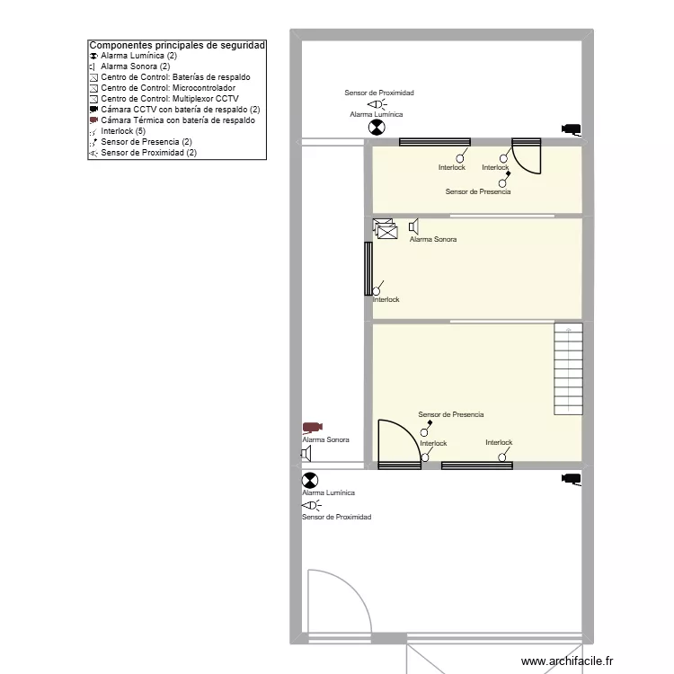 Croquis 286. Floor plan with 6  and 129 m²