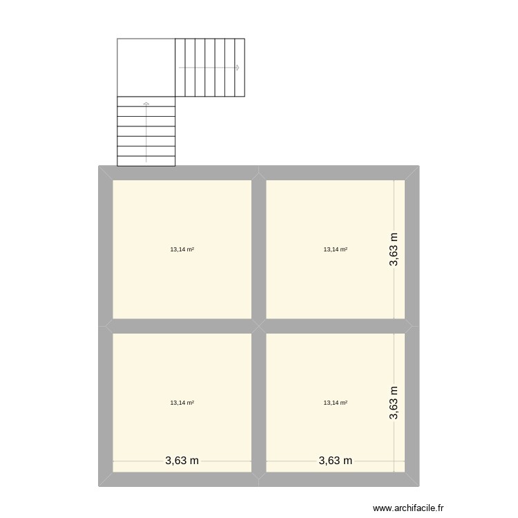 escalier cave bugarama. Floor plan with 0 room and 0 m2