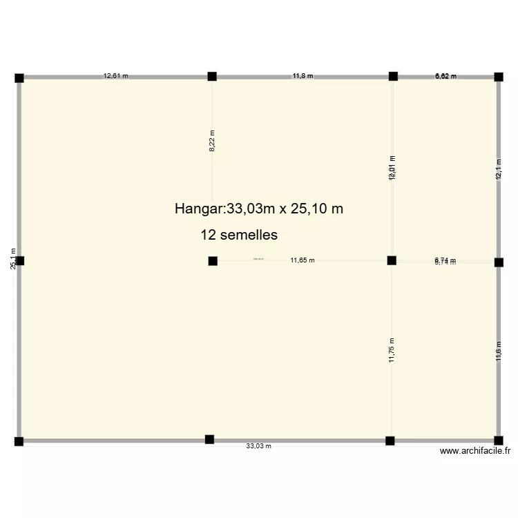 anciennes semelles hangar1 et 2. Floor plan with anciennes semelles hangar1 et 2. Floor plan with