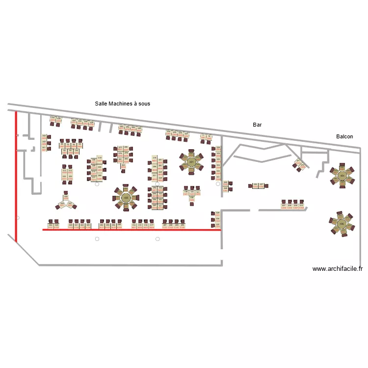 Plan phase 16.02. Floor plan with 1  and 2 m²
