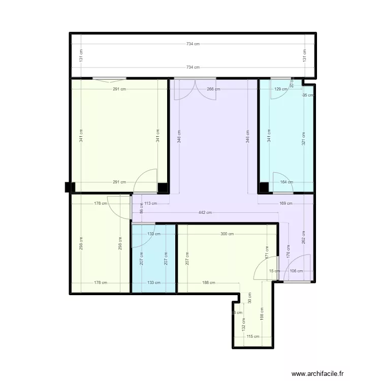 AC17. Floor plan with 