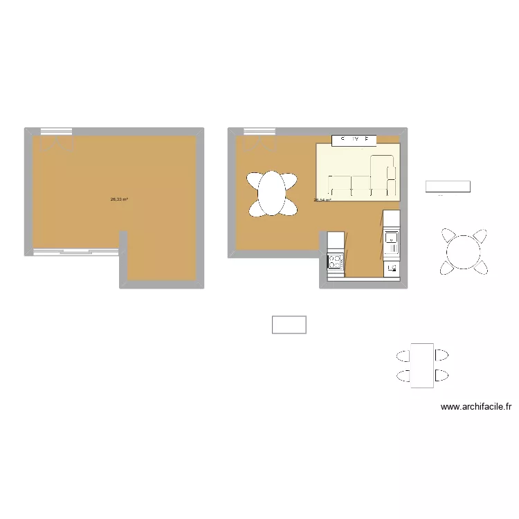 Honeypot. Floor plan with 