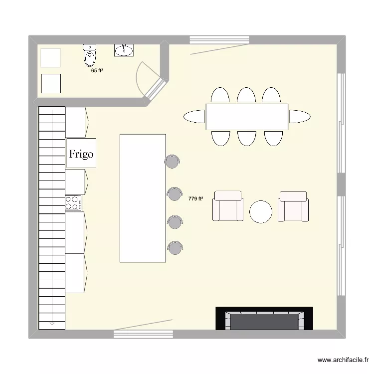 Etage 2. Floor plan with 2  and 78 m²