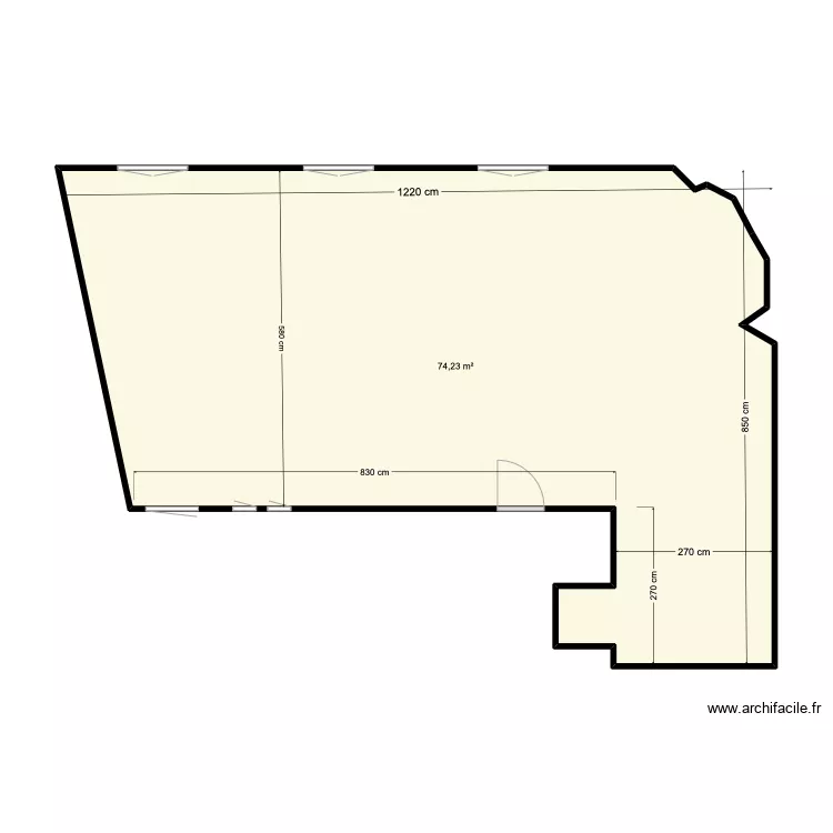 lagasca 52 1. Floor plan with 