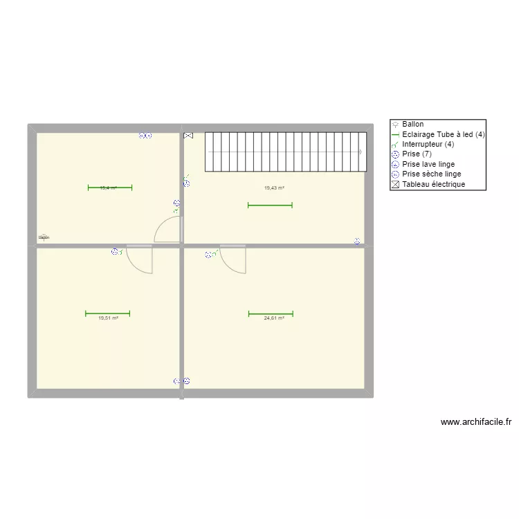 Sous Sol. Floor plan with Sous Sol. Floor plan with