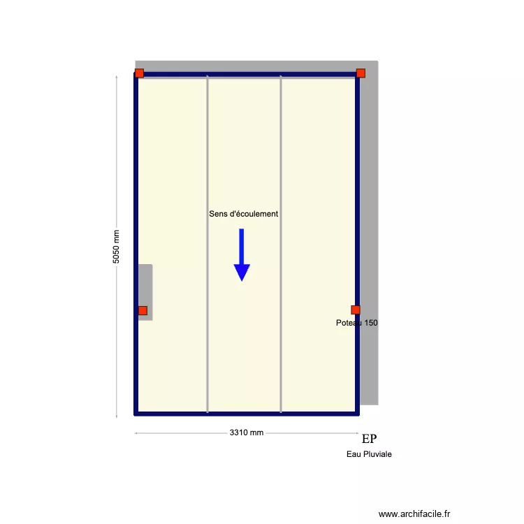 Vandervost. Floor plan with 3 Rooms and 16 m² Vandervost. Floor plan with 3 Rooms and 16 m²