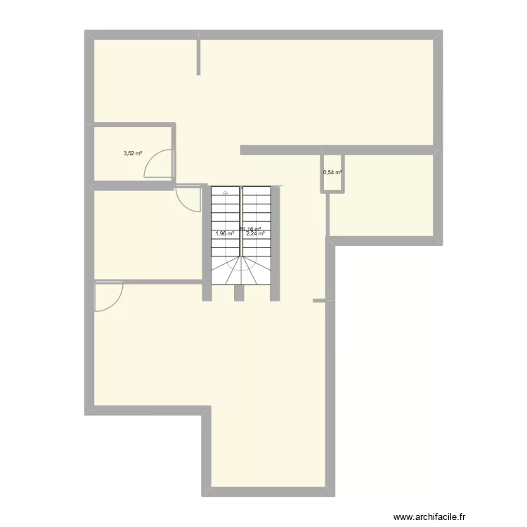planta 0. Floor plan with 5 Rooms and 89 m² planta 0. Floor plan with 5 Rooms and 89 m²