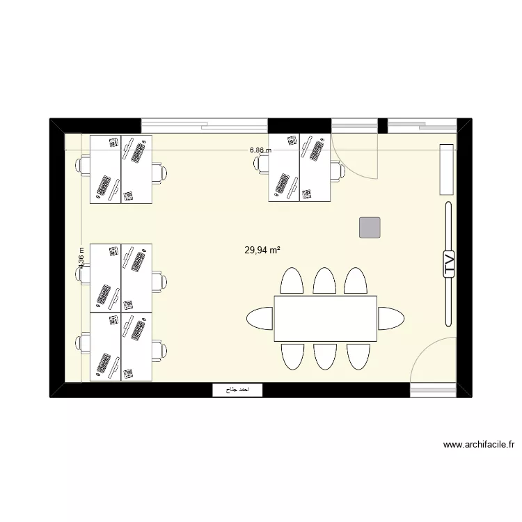 operation. Floor plan with 