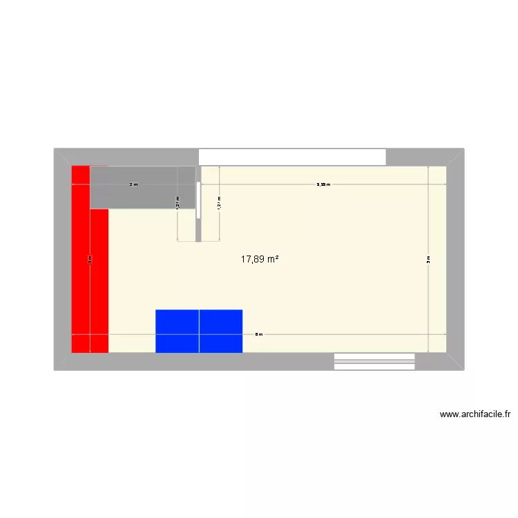 PROJETO ARENA. Floor plan with 1 and 18 m² PROJETO ARENA. Floor plan with 1 and 18 m²