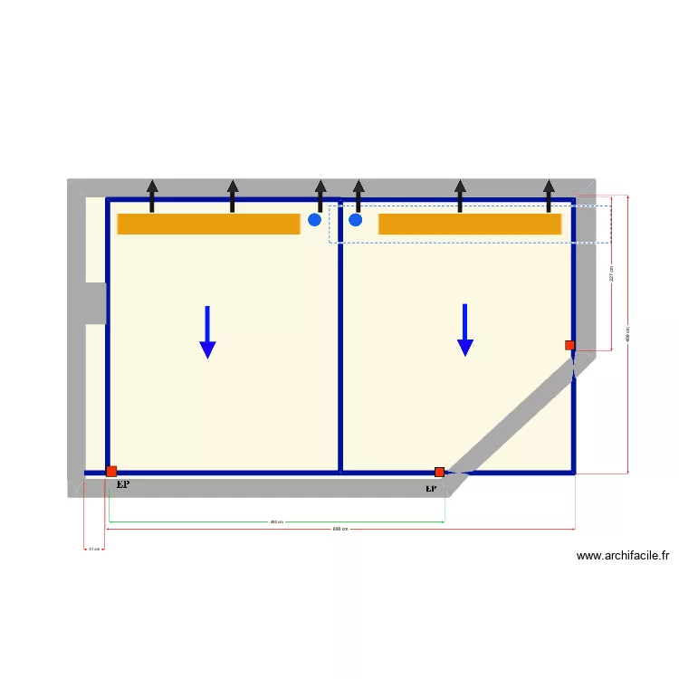 Rob V2. Floor plan with Rob V2. Floor plan with