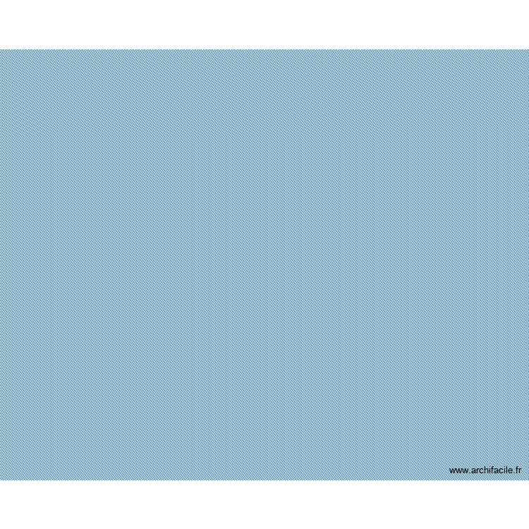 Plan architectural cot&eacute; d\'une maison d\'habitation. Floor plan with 3  and 32 m²