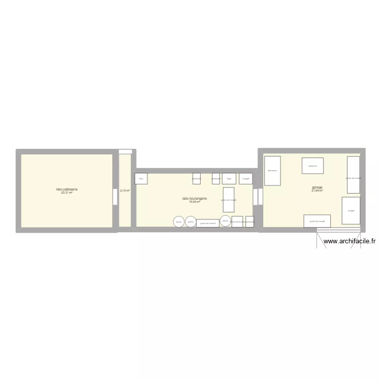 mael. Floor plan with 