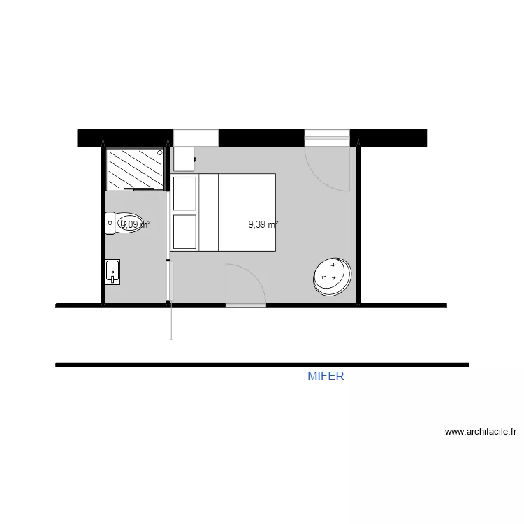 Caty Marin ( Opcion reforma). Floor plan with 