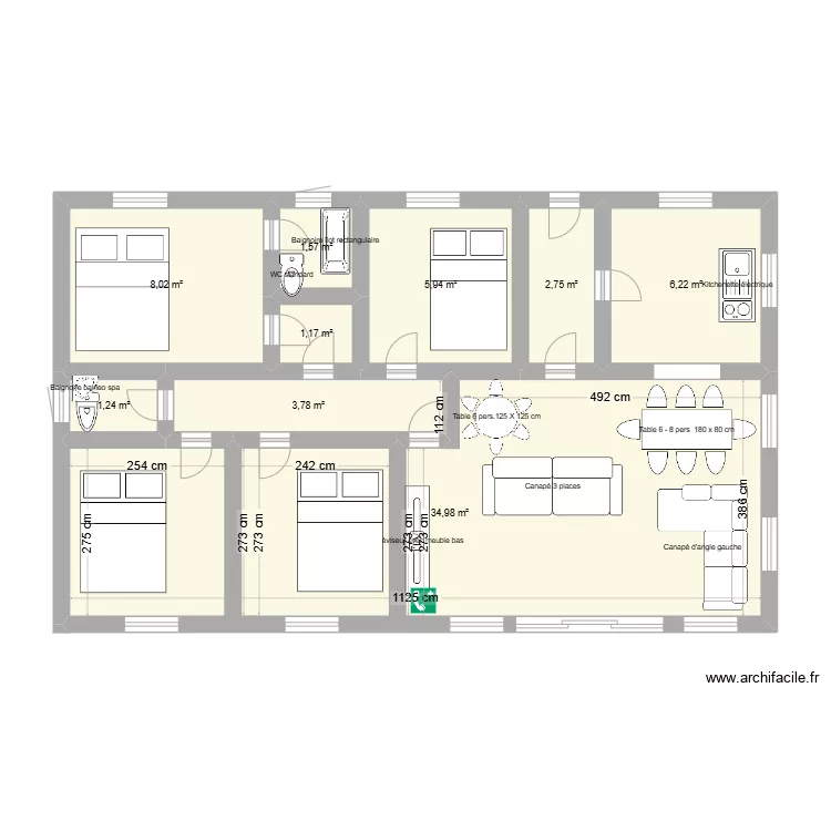 KABAALE PLAN. Floor plan with 