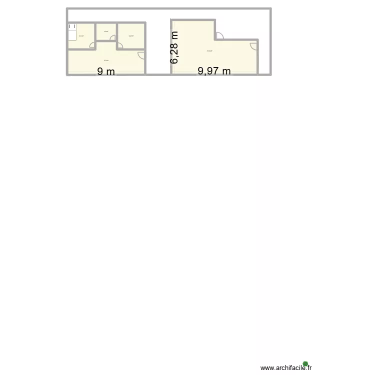 CINDI pb. Floor plan with 5 and 103 m² CINDI pb. Floor plan with 5 and 103 m²
