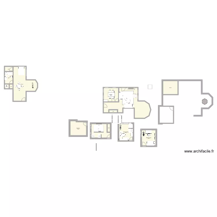 St Sauveurww. Floor plan with St Sauveurww. Floor plan with