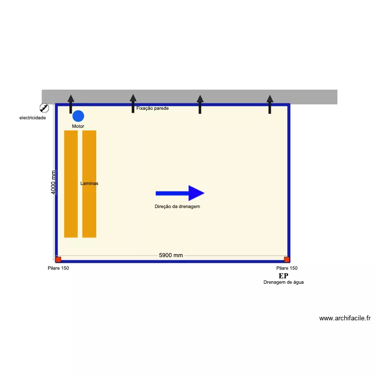 Coutant Didier. Floor plan with 