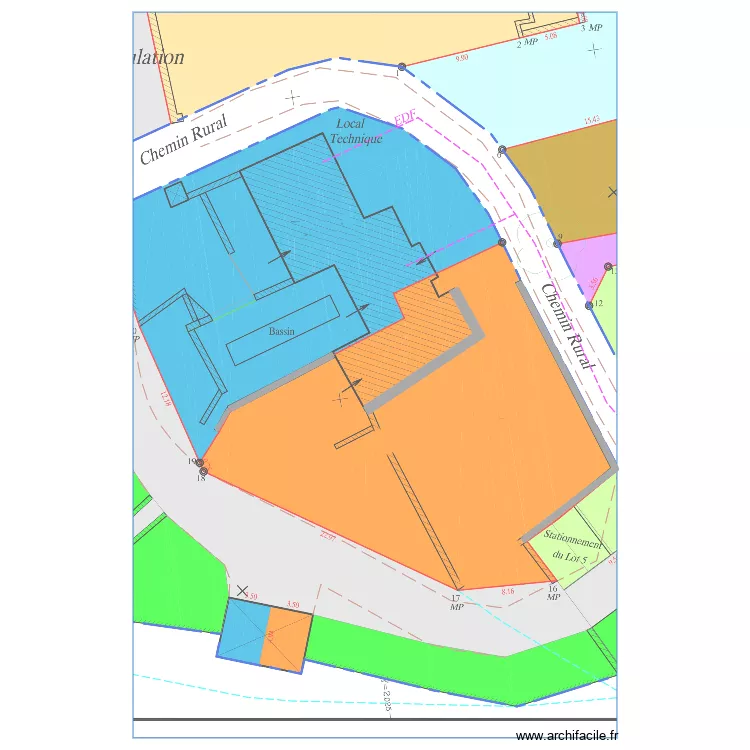 DP2-Annexe. Floor plan with DP2-Annexe. Floor plan with