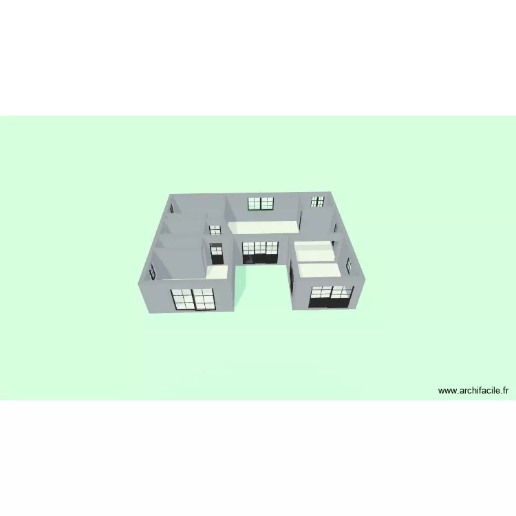 Casa 1. Floor plan with 10  and 79 m²