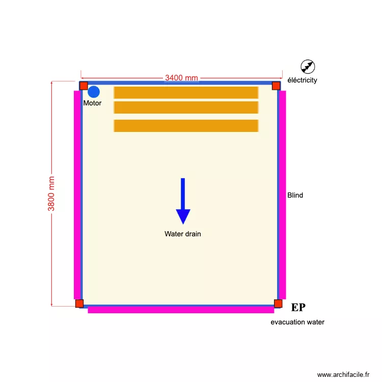 Kevin Latouf. Floor plan with 