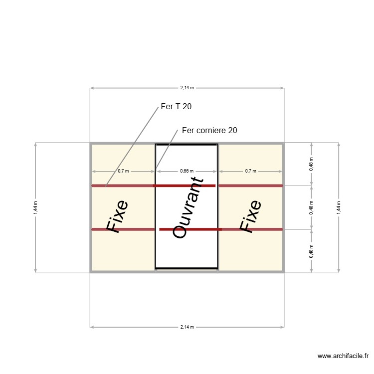 fenetre2 INSS. Floor plan with 0 room and 0 m2