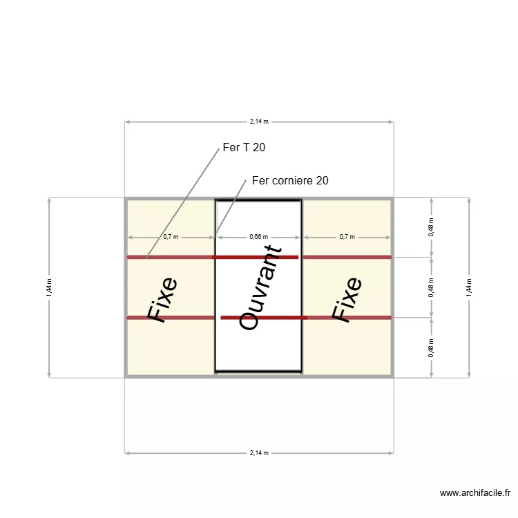 fenetre2 INSS. Floor plan with 