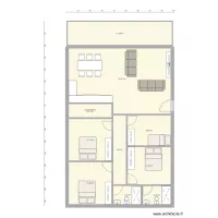 Plano 3 casa pueblo