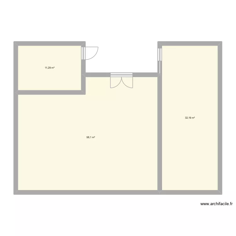 Testing. Floor plan with 3  and 102 m²