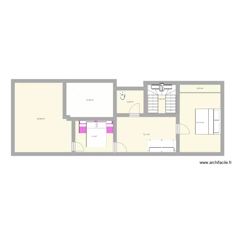 planta 2. Floor plan with 