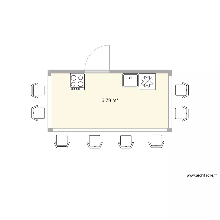 Kiosque. Floor plan with Kiosque. Floor plan with