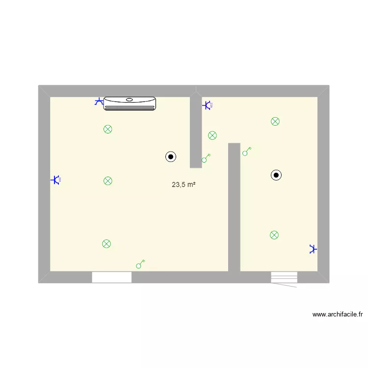 Radiologie. Floor plan with 