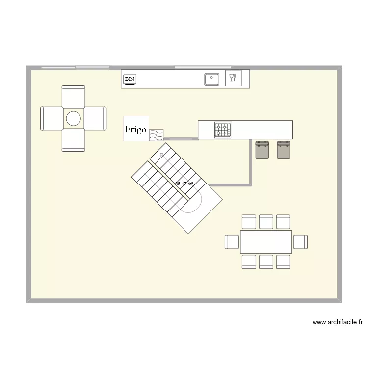 Renshaw Kitchen C. Floor plan with 1 and 86 m² Renshaw Kitchen C. Floor plan with 1 and 86 m²