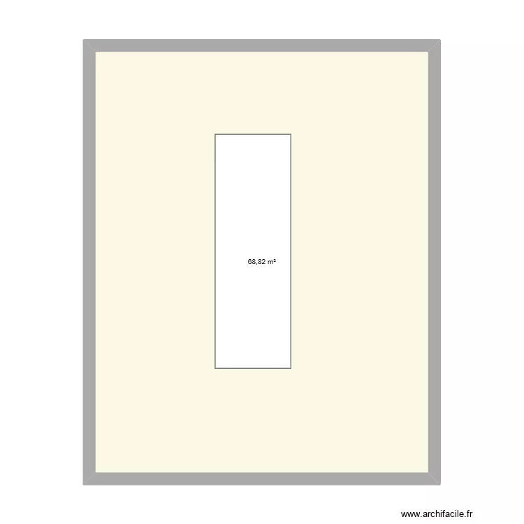 1174. Floor plan with 1 and 69 m² 1174. Floor plan with 1 and 69 m²
