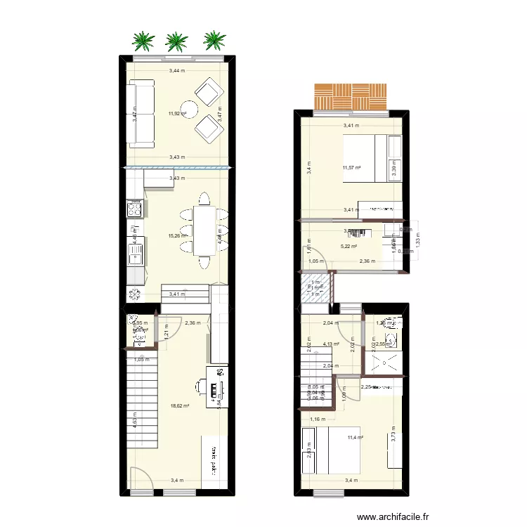 3 Ring Terrace A.2. Floor plan with 11 rooms and 84 m²