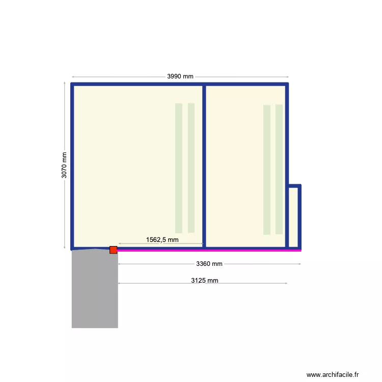 Tim Houston. Floor plan with 3 Rooms and 12 m² Tim Houston. Floor plan with 3 Rooms and 12 m²