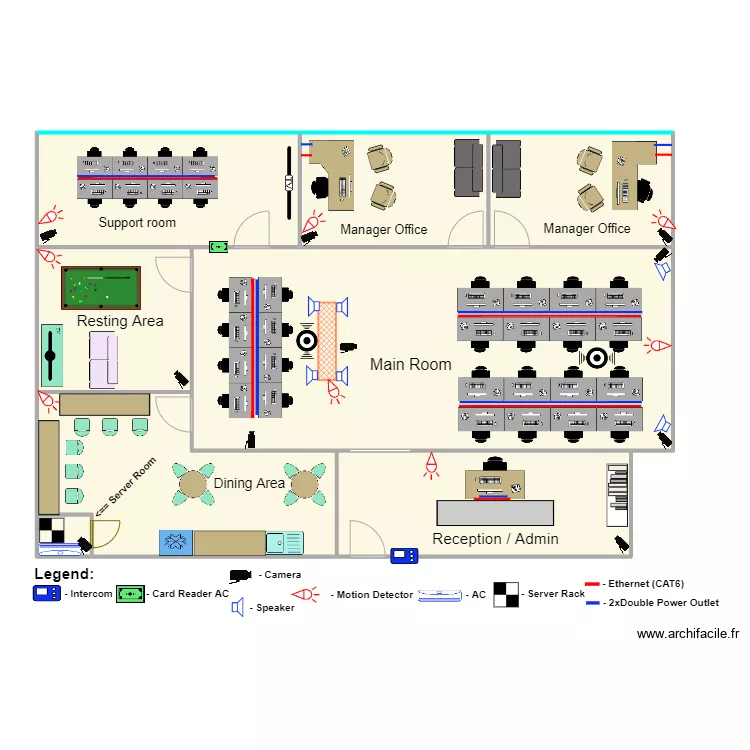 Dubai/FR/DJ. Floor plan with 