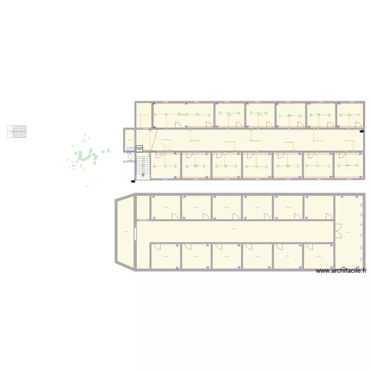 PIOA. Floor plan with 