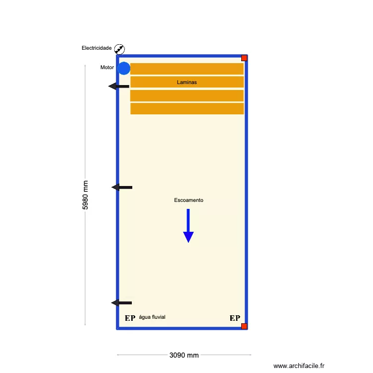 Maria Fonseca. Floor plan with 