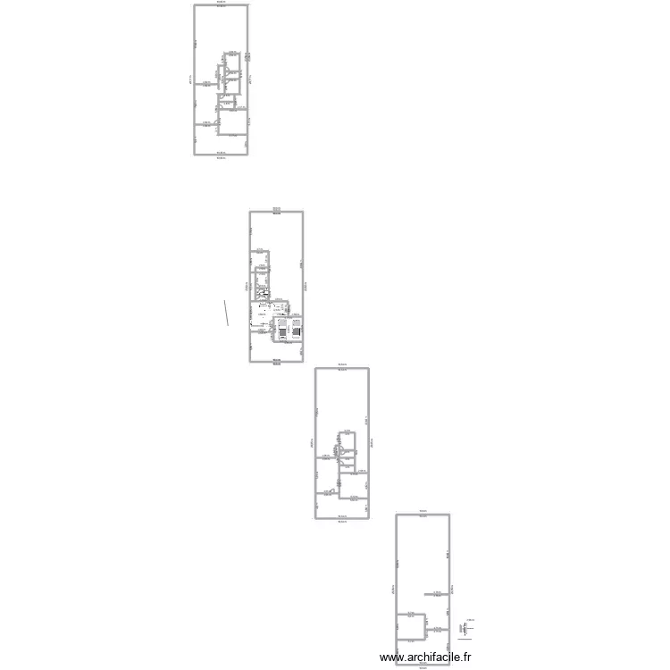 plantas. Floor plan with 29  and 1213 m²