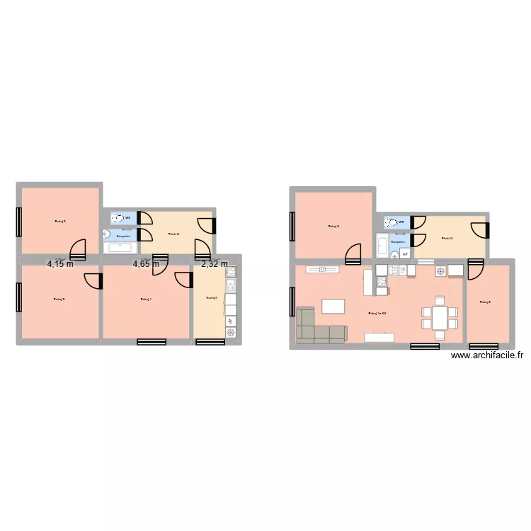 M.Kopeckého 635 byt 13. Floor plan with 18 Rooms and 147 m² M.Kopeckého 635 byt 13. Floor plan with 18 Rooms and 147 m²