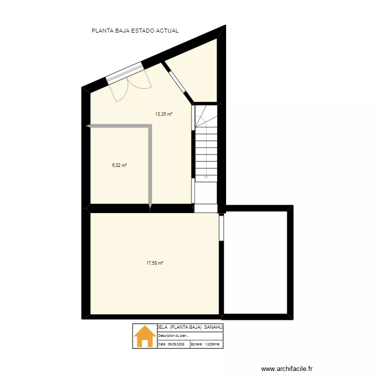 ADELA  (PLANTA BAJA)  SANAHUJA. Floor plan with 