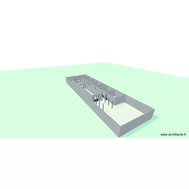 PAK HASILPUR V1. Floor plan with 10  and 347 m²