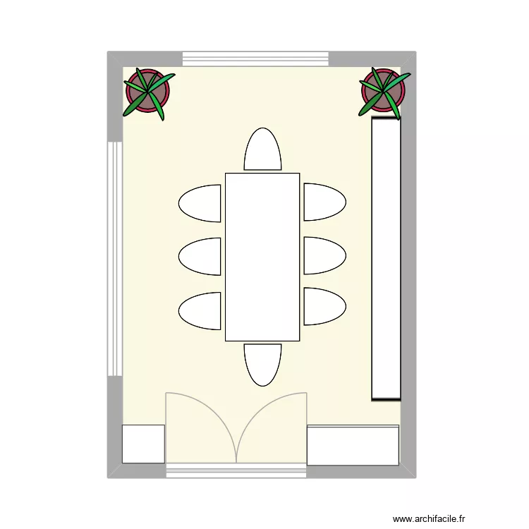 dinning room. Floor plan with 1  and 32 m²
