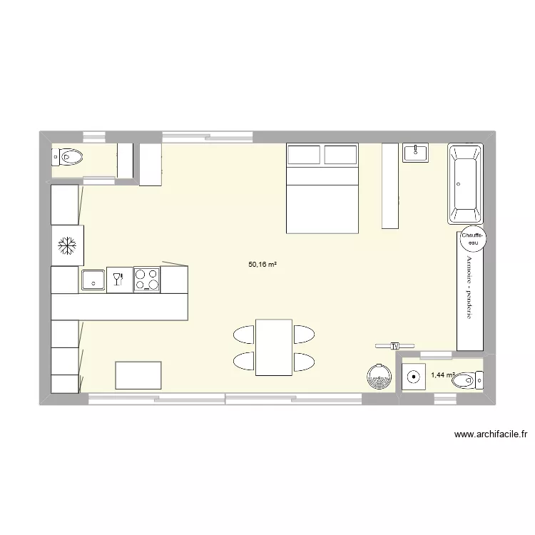 hastiere bis. Floor plan with 