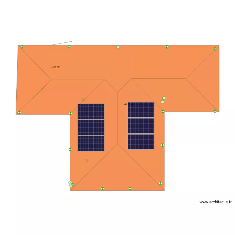 practice house. Floor plan with 2 Rooms and 55 m² practice house. Floor plan with 2 Rooms and 55 m²