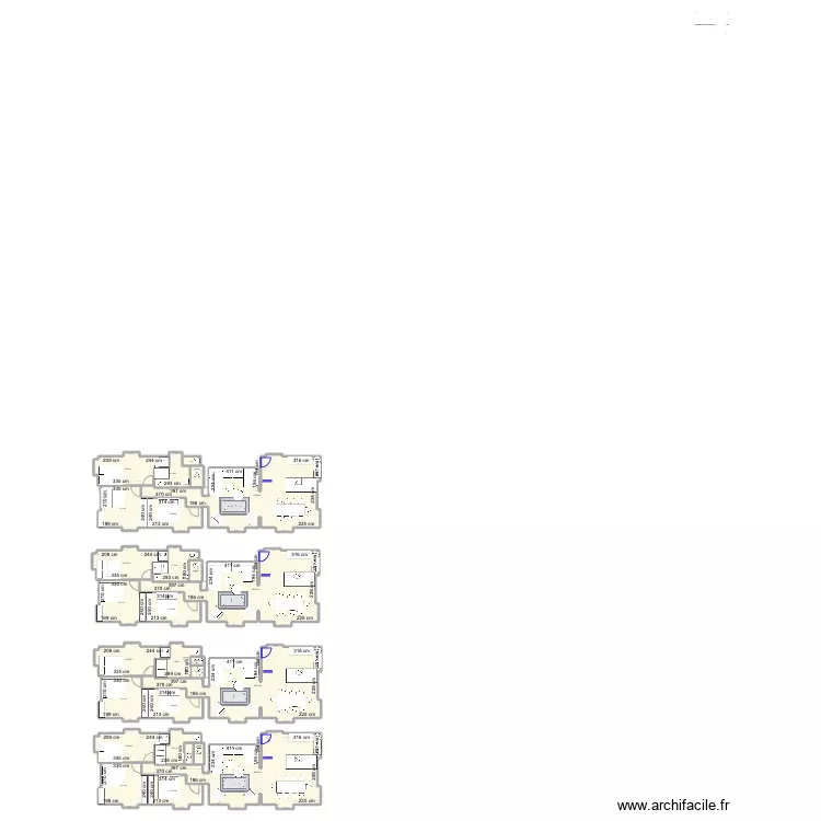 Saint Malo. Floor plan with 